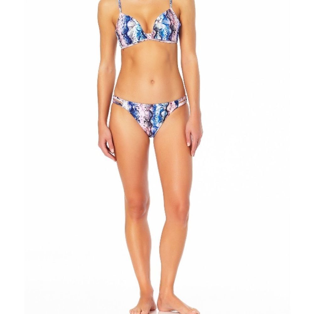 Pythons Printed Two Piece Swimsuit